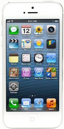 Смартфон Apple iPhone 5 64Gb White & Silver - Псков