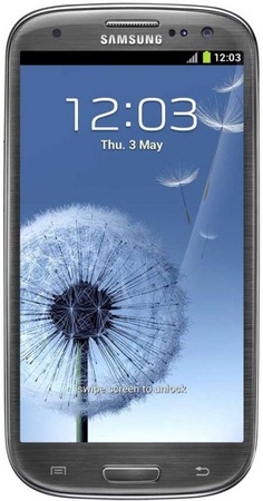 Смартфон Samsung Galaxy S3 GT-I9300 16Gb Titanium grey - Псков